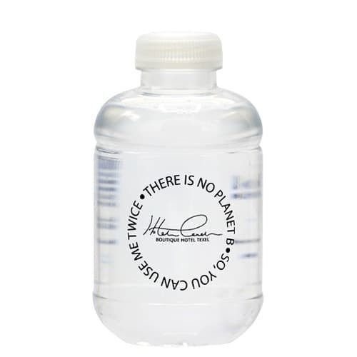 BOTELLA AGUA BARCELONA RPET 25CL - IMPRESIÓN DIRECTA 1 COLOR