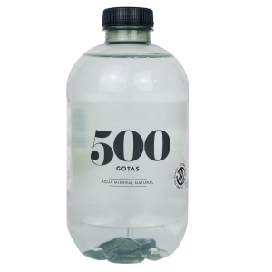 BOTELLA AGUA BARCELONA RPET 50CL - ETIQUETA PLÁSTICO TODO COLOR